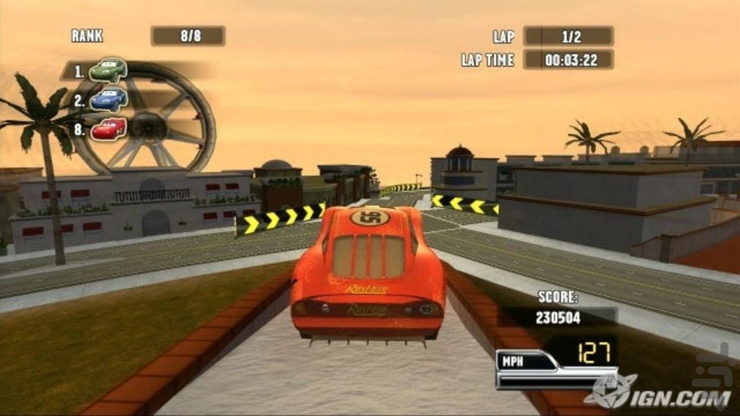 cars race o rama - Gameplay image of android game