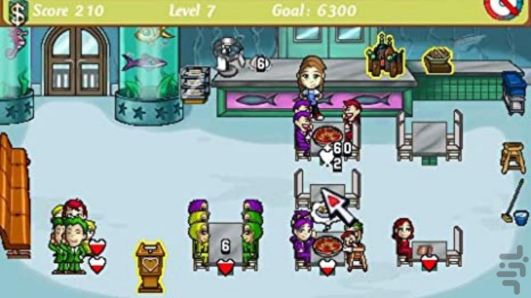 diner dash full - Gameplay image of android game