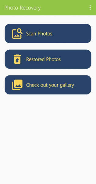 Restore image - Restore video - عکس برنامه موبایلی اندروید