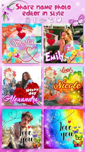 Name Art Maker 🖍️ Write Text on Background - Image screenshot of android app