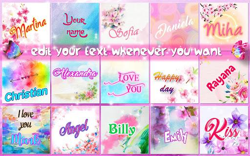 Name Art Maker 🖍️ Write Text on Background - Image screenshot of android app