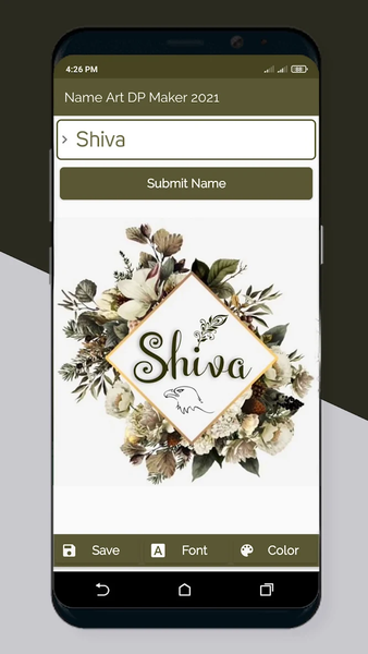 Name Art DP Maker 2024 - Image screenshot of android app