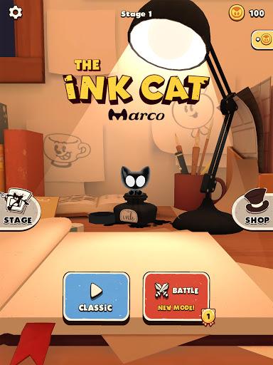 Ink Cat Marco - Gameplay image of android game