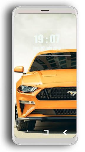 Car Wallpaper Ford Mustang - Image screenshot of android app