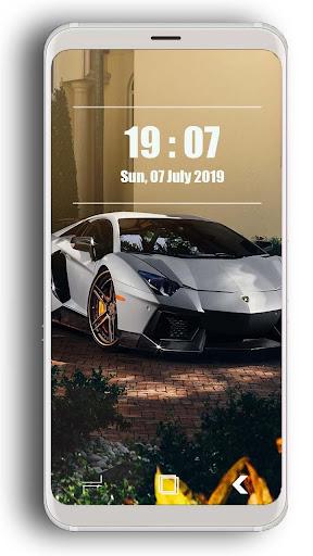 Car Wallpaper Lamborghini Aventador - Image screenshot of android app