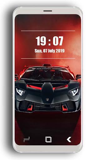 Car Wallpaper Lamborghini Aventador - Image screenshot of android app