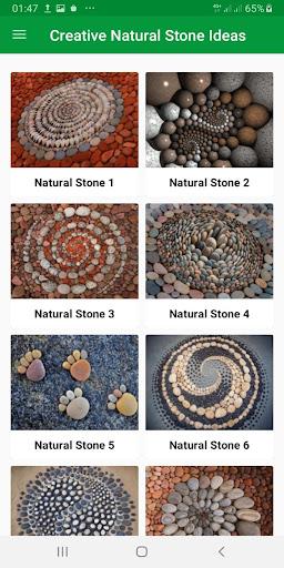 Creative Natural Stone Ideas - Image screenshot of android app