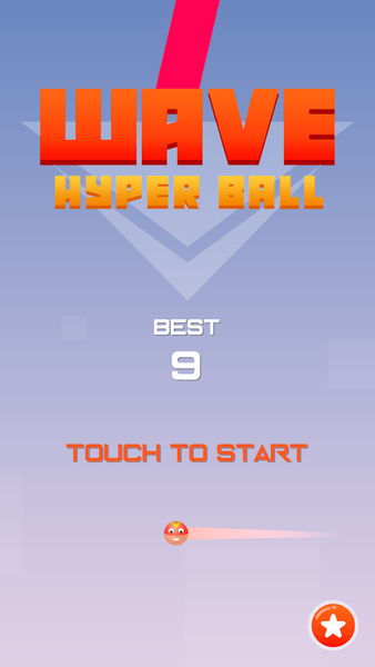 Wave Hyper Ball - Gameplay image of android game