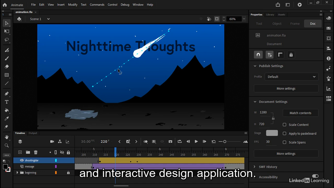 Adobe Animate Tutorial - عکس برنامه موبایلی اندروید