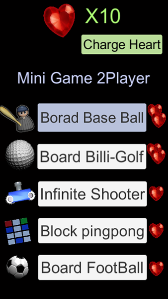 miniGame for 2Players ver.Blue - Gameplay image of android game