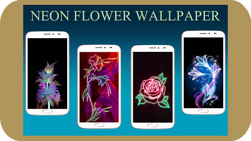 Neon Flower Wallpaper - Image screenshot of android app