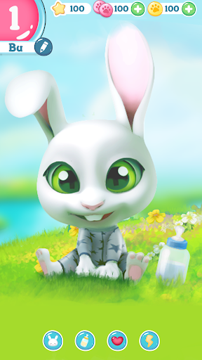 Bu Bunny - Cute pet care game - عکس بازی موبایلی اندروید
