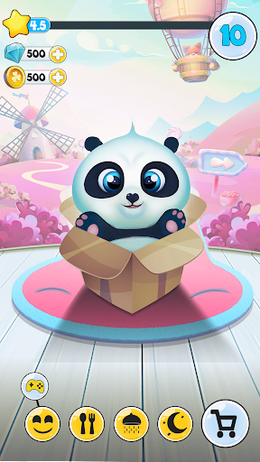 Pu My talking panda, pet care - عکس بازی موبایلی اندروید