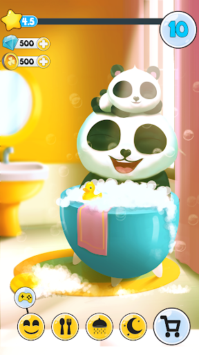 Pu My talking panda, pet care - عکس بازی موبایلی اندروید