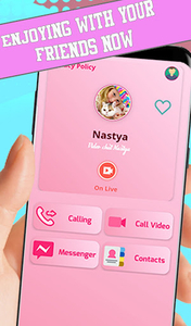 Chat With Nastya prank - عکس برنامه موبایلی اندروید