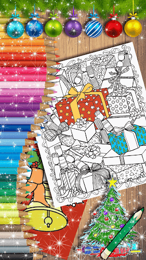 Christmas Coloring Pages - Image screenshot of android app