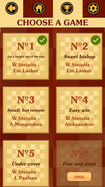 Chess legacy: Play like Steini - Gameplay image of android game