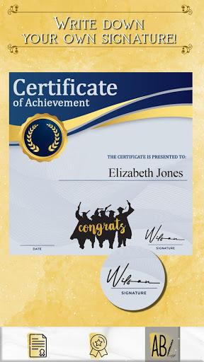 Certificate Maker 2020 đ Templates and Designs - Image screenshot of android app