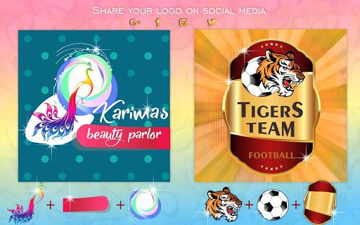 Logo Maker with Fonts 🌟 Create Logos and Design - عکس برنامه موبایلی اندروید