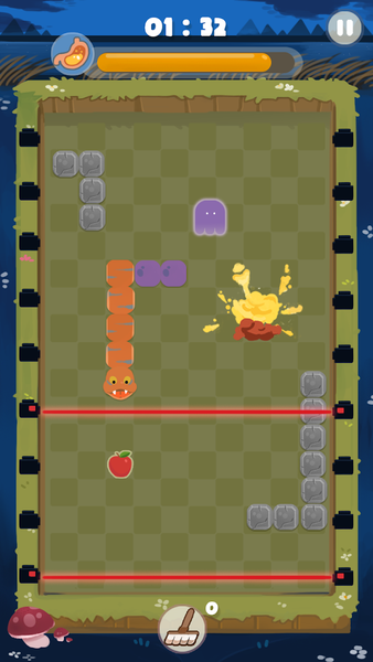 Hungry Lizard-Retro Snake Game - عکس بازی موبایلی اندروید