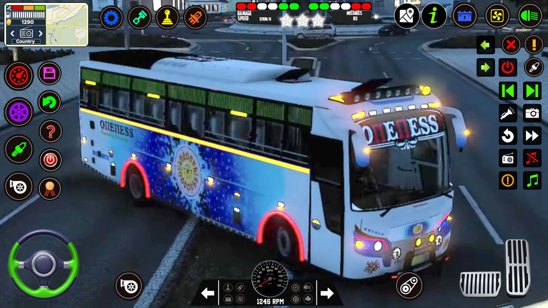Bus Game Bus Driving ۳D - عکس بازی موبایلی اندروید