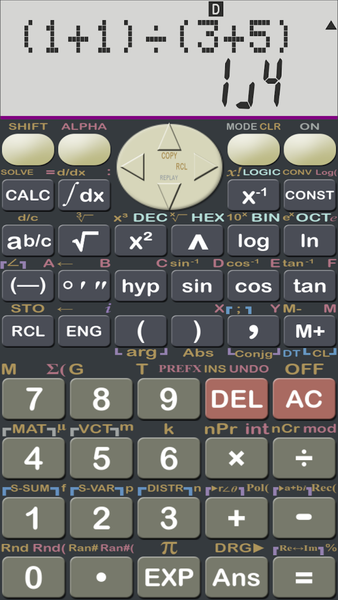 Scientific Calculator (NHA) - عکس برنامه موبایلی اندروید