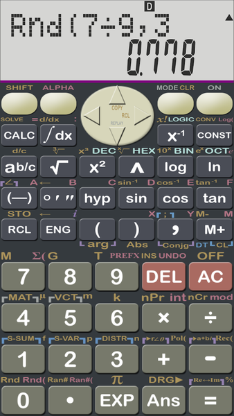 Scientific Calculator (NHA) - Image screenshot of android app