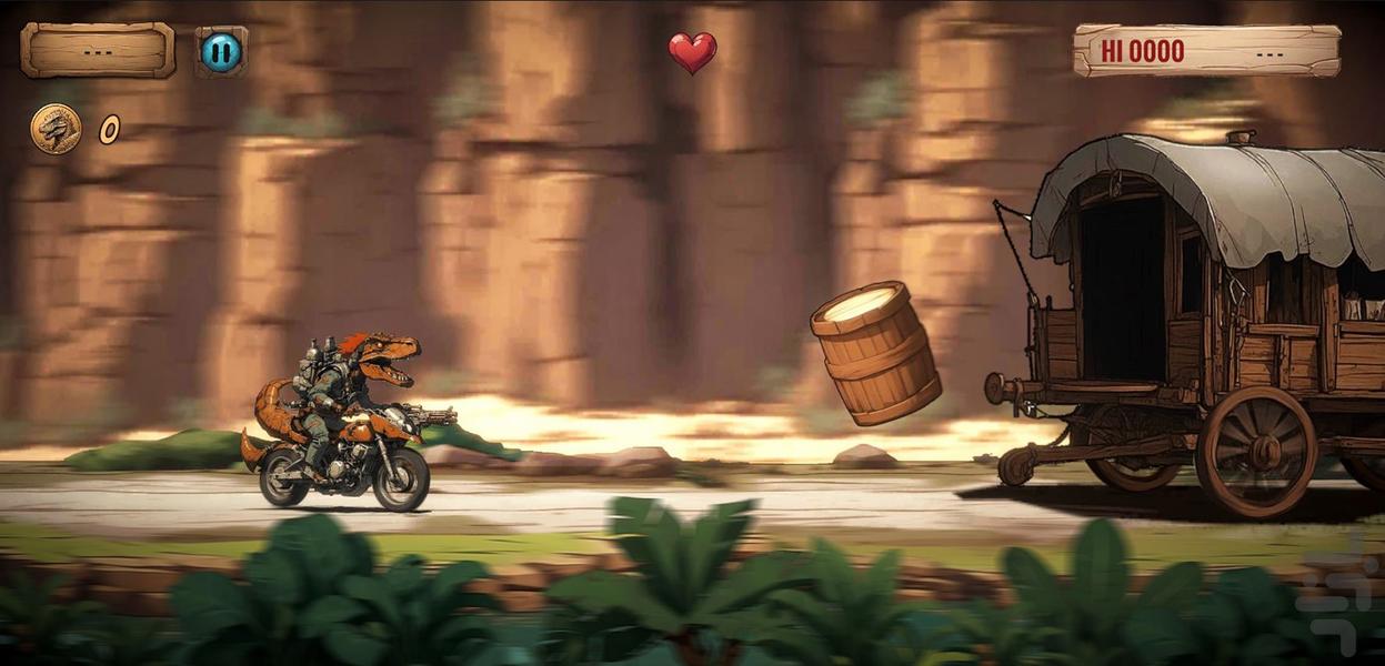 T-NEX Run - Gameplay image of android game