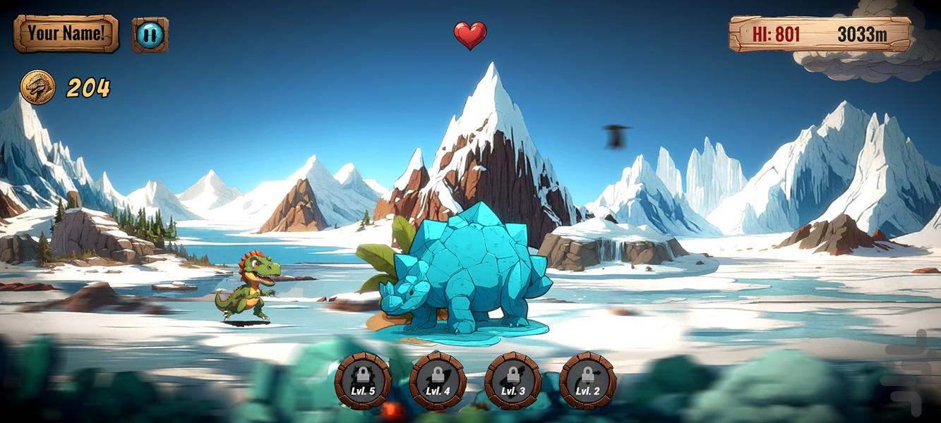 T-NEX Run - Gameplay image of android game