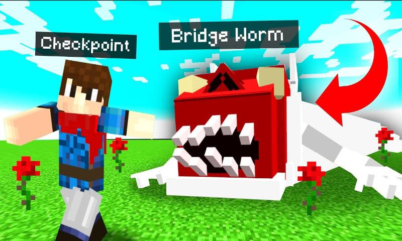 Bridge Worm for Minecraft PE - عکس بازی موبایلی اندروید