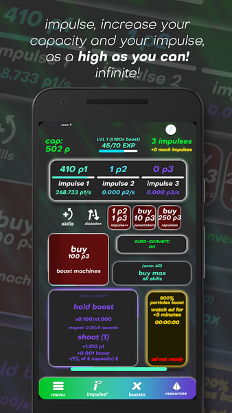 Idle Impulse Incremental - عکس برنامه موبایلی اندروید