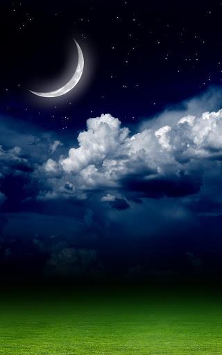 Night Sky Live Wallpaper - Image screenshot of android app