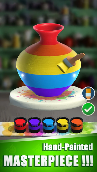 Pot Inc - Clay Pottery Tycoon - Gameplay image of android game