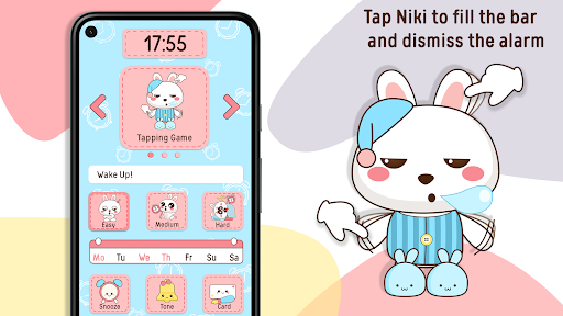 Niki: Cute Alarm Clock App - عکس برنامه موبایلی اندروید