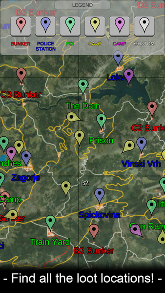 Map For SCUM - عکس بازی موبایلی اندروید