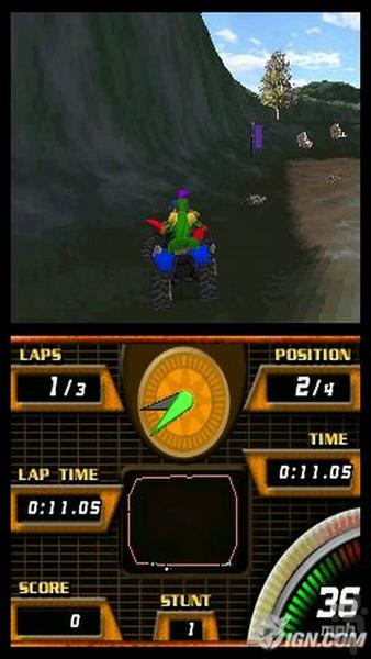 ATV Quad Frenzy ds - Gameplay image of android game