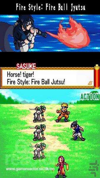Naruto - Path of the Ninja 2 dsi - Gameplay image of android game