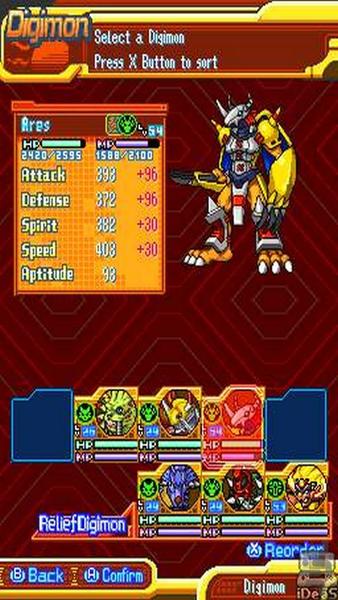 Digimon World - Dusk - Gameplay image of android game