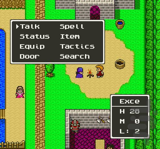 Dragon Quest V Tenkuu no Hanayome - Gameplay image of android game