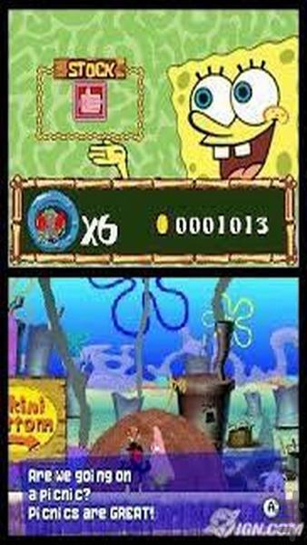 Drawn to Life - SpongeBob SquarePant - Gameplay image of android game