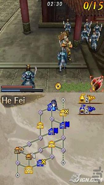 Dynasty Warriors DS Fighters Battle - Gameplay image of android game