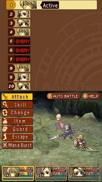 Radiant Historia ds - Gameplay image of android game