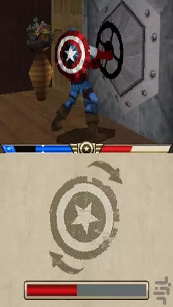 کاپیتان آمریکا سوپر سرباز - Gameplay image of android game