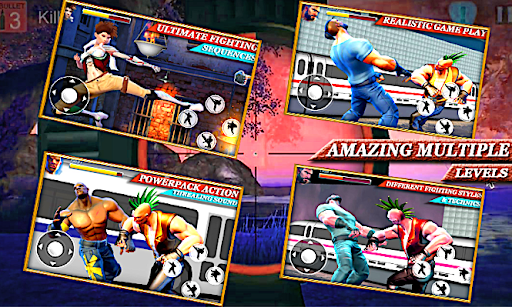Indian karate wala fight game - Image screenshot of android app