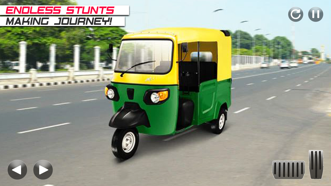 Gadi Wala Game Auto Rickshaw - Gameplay image of android game