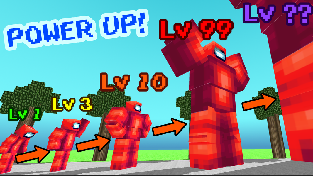 Impostor Titan: Blocky Planet - Gameplay image of android game