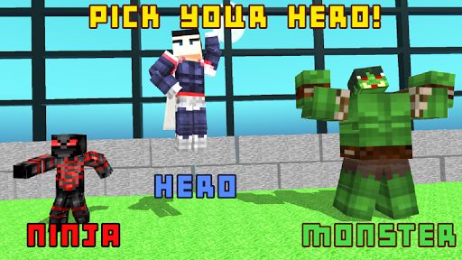 Hero Champions: Blocky-Verse - Gameplay image of android game