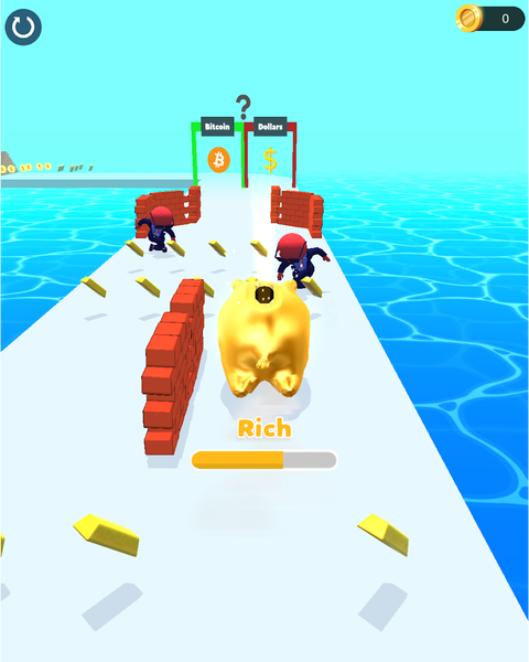 Rich Pig Run - عکس بازی موبایلی اندروید