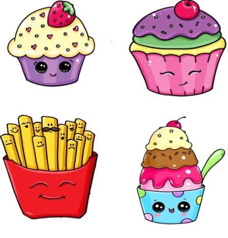 how to draw foods - عکس برنامه موبایلی اندروید