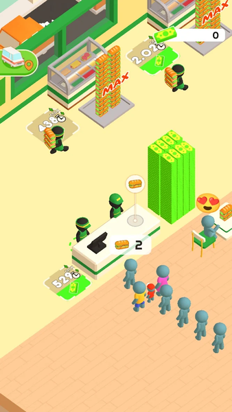 Sandwich Tycoon - Gameplay image of android game